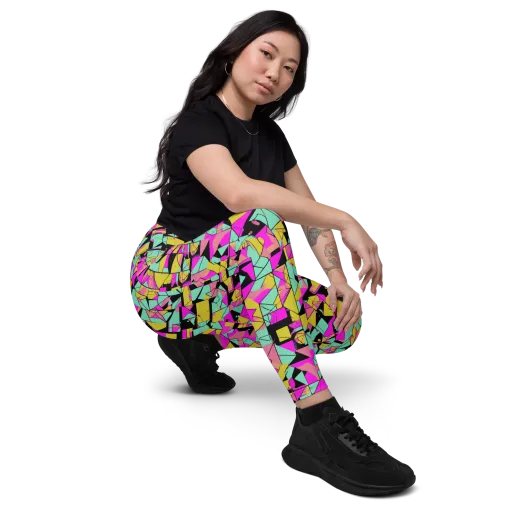 Prism Riot on a Leggings with Pockets