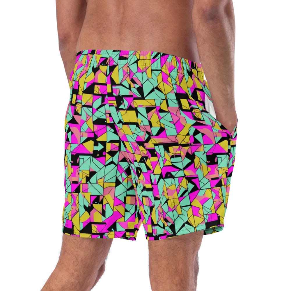Prism Riot on Swim Trunks — Right Back