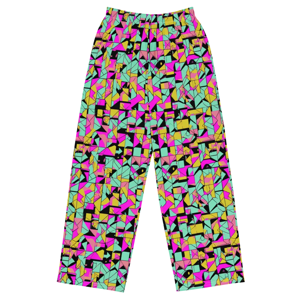 Prism Riot on Wide-Leg Pants — Front