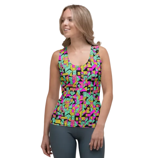 Prism Riot on a Women's Tank Top