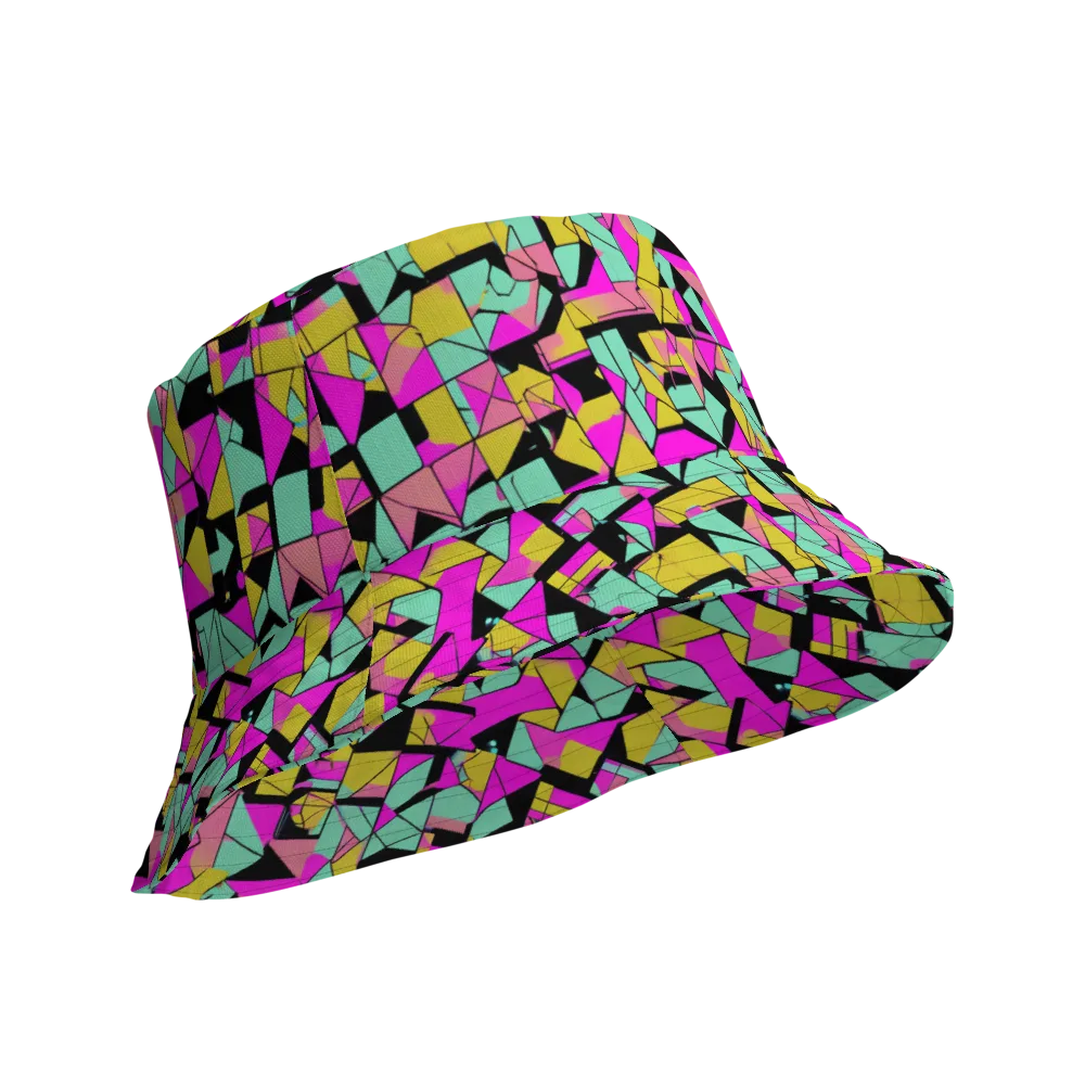 Prism Riot on Reversible Bucket Hat — Product details Outside