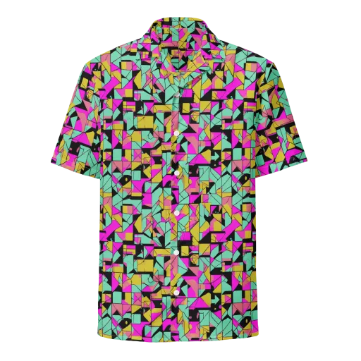 Prism Riot on a Button Shirt