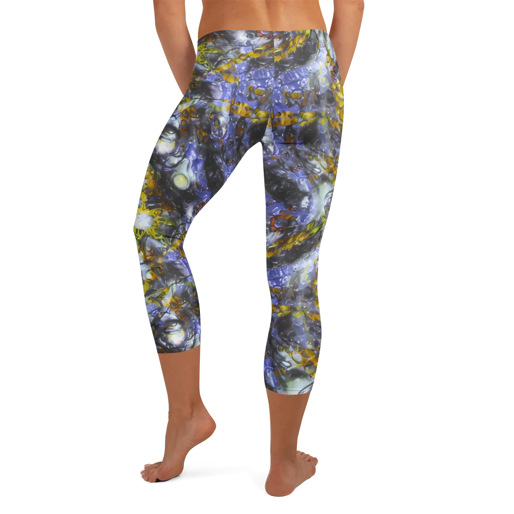 Auric Eclipse on Capri Leggings — Back