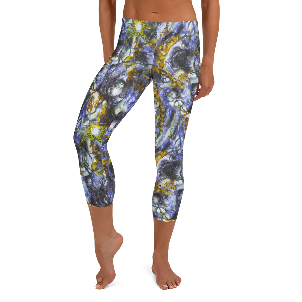 Auric Eclipse on Capri Leggings — Front