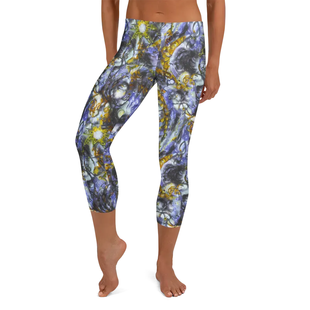 Auric Eclipse on Capri Leggings — Front
