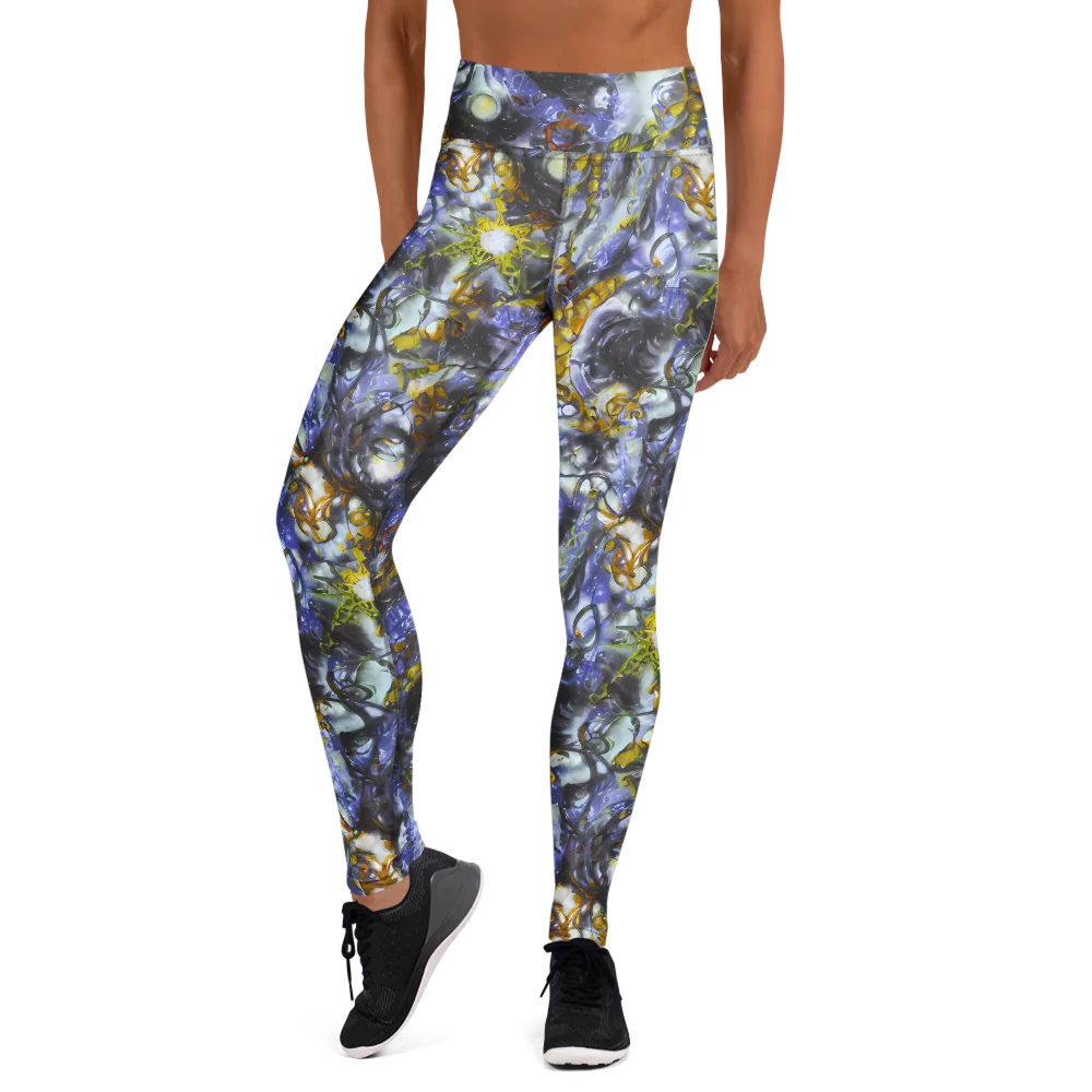 Auric Eclipse on Yoga Leggings — Front
