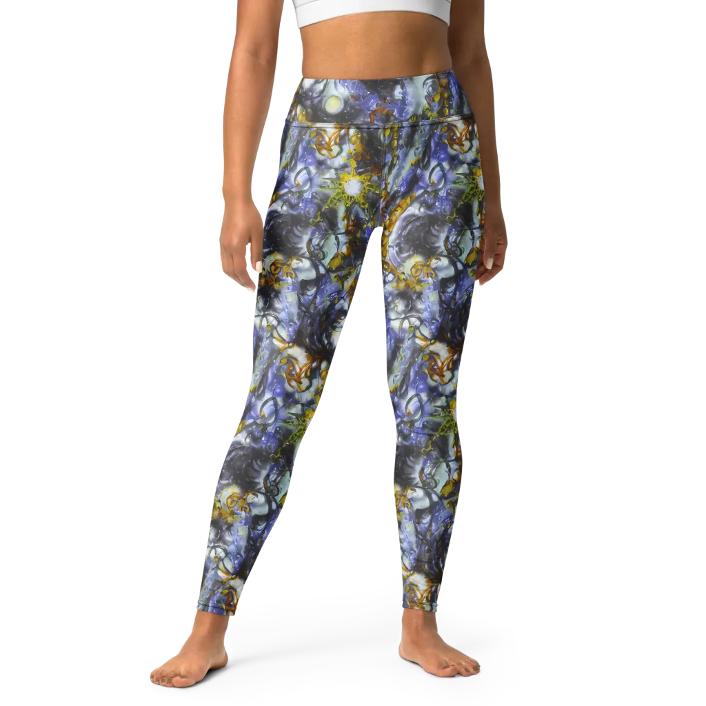 Auric Eclipse on Yoga Leggings — Front