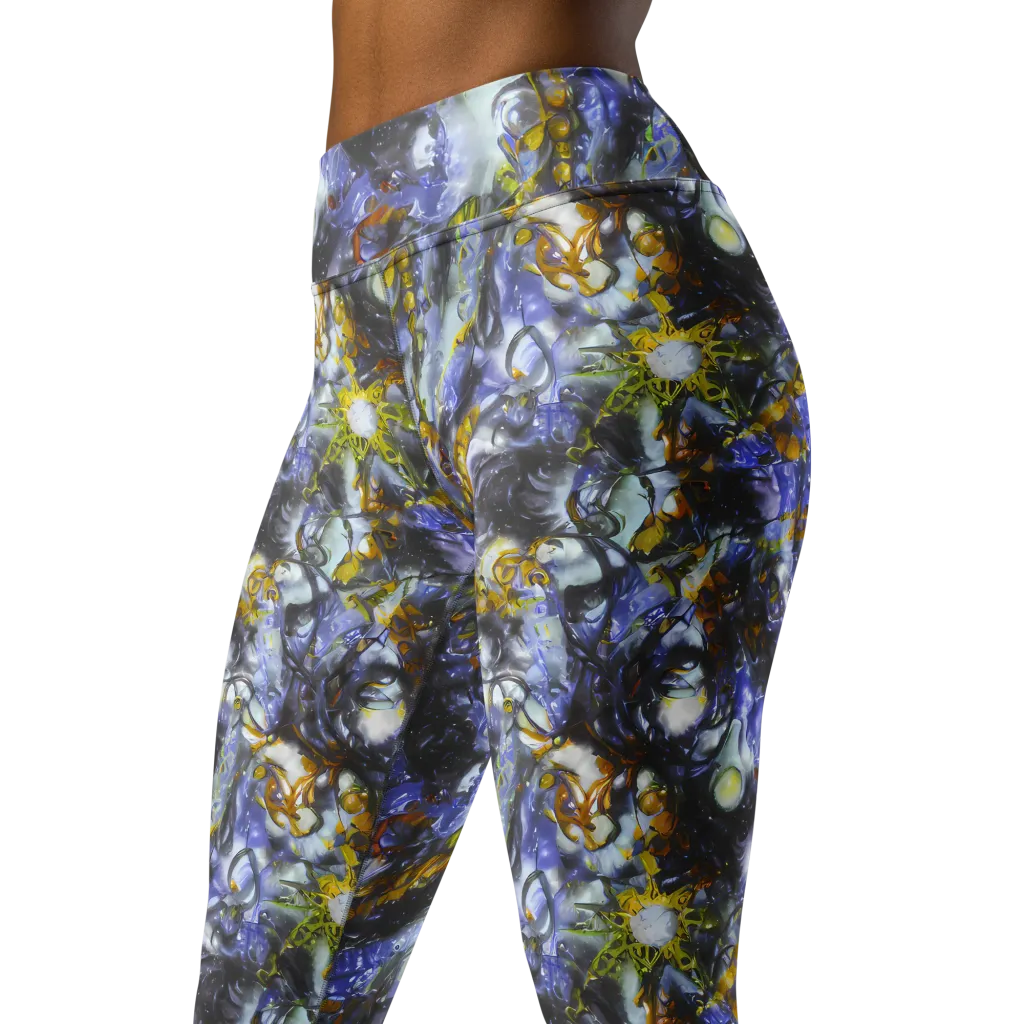 Auric Eclipse on Yoga Leggings — Left Front