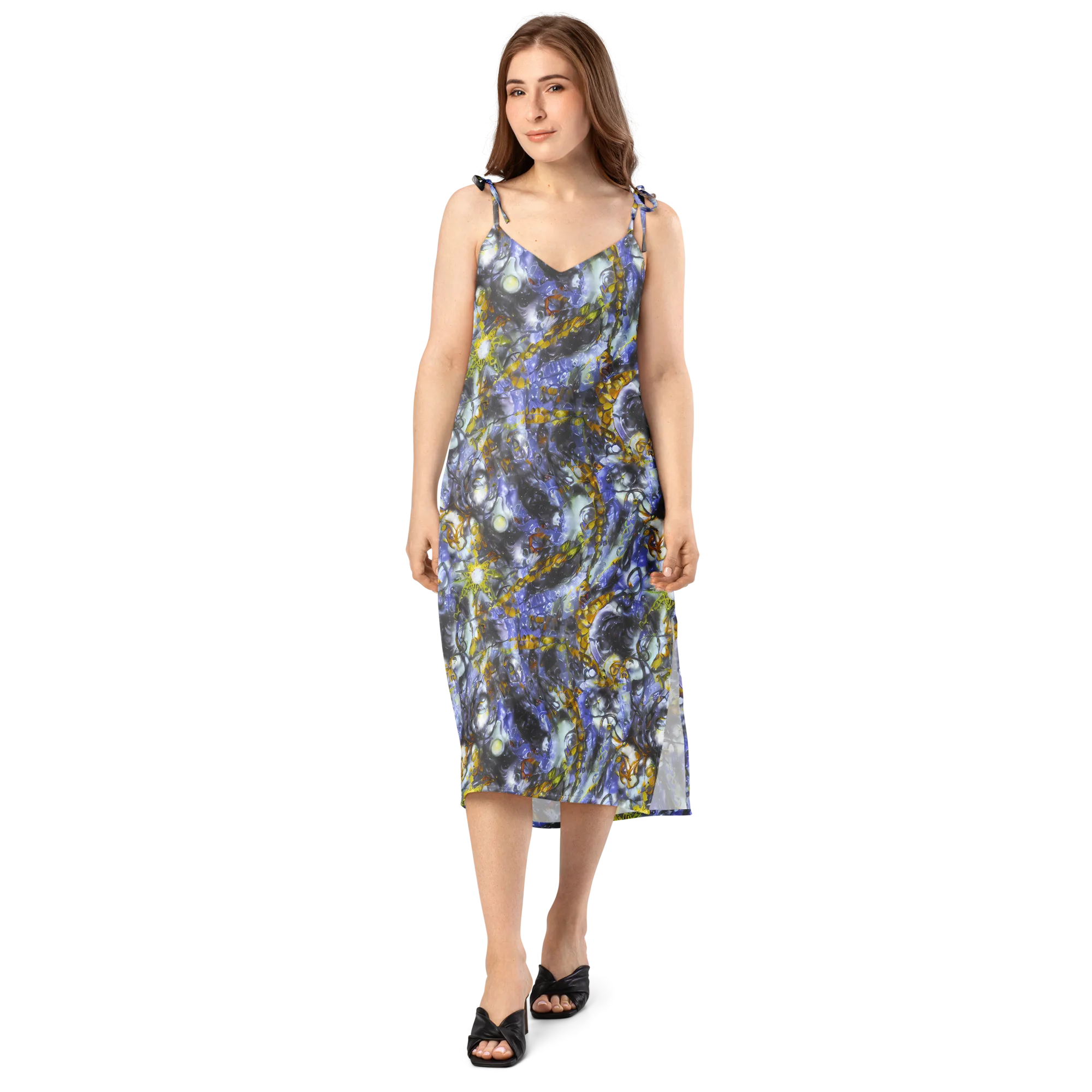 Auric Eclipse on Slip Dress — Front