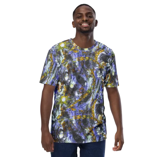 Auric Eclipse on a Men's Crew Neck T-Shirt