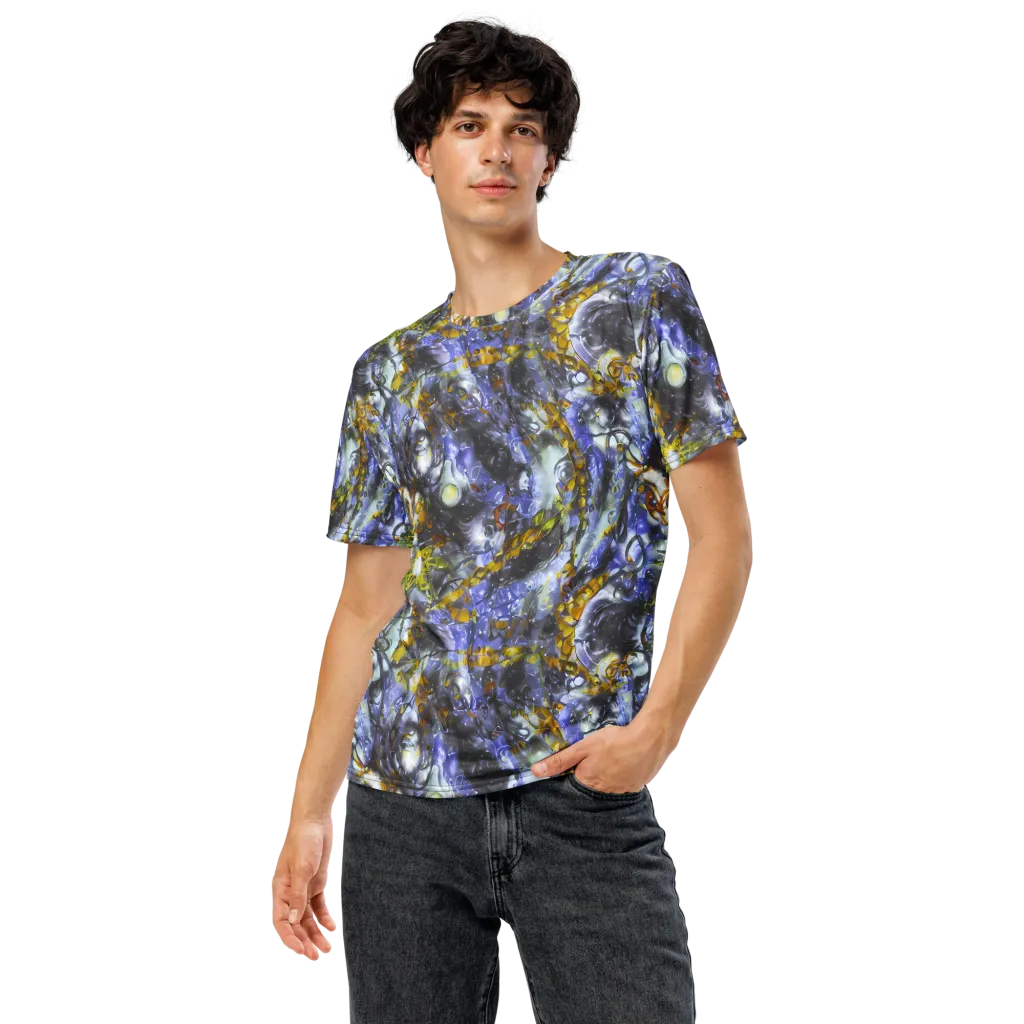 Auric Eclipse on Men's Crew Neck T-Shirt — Front