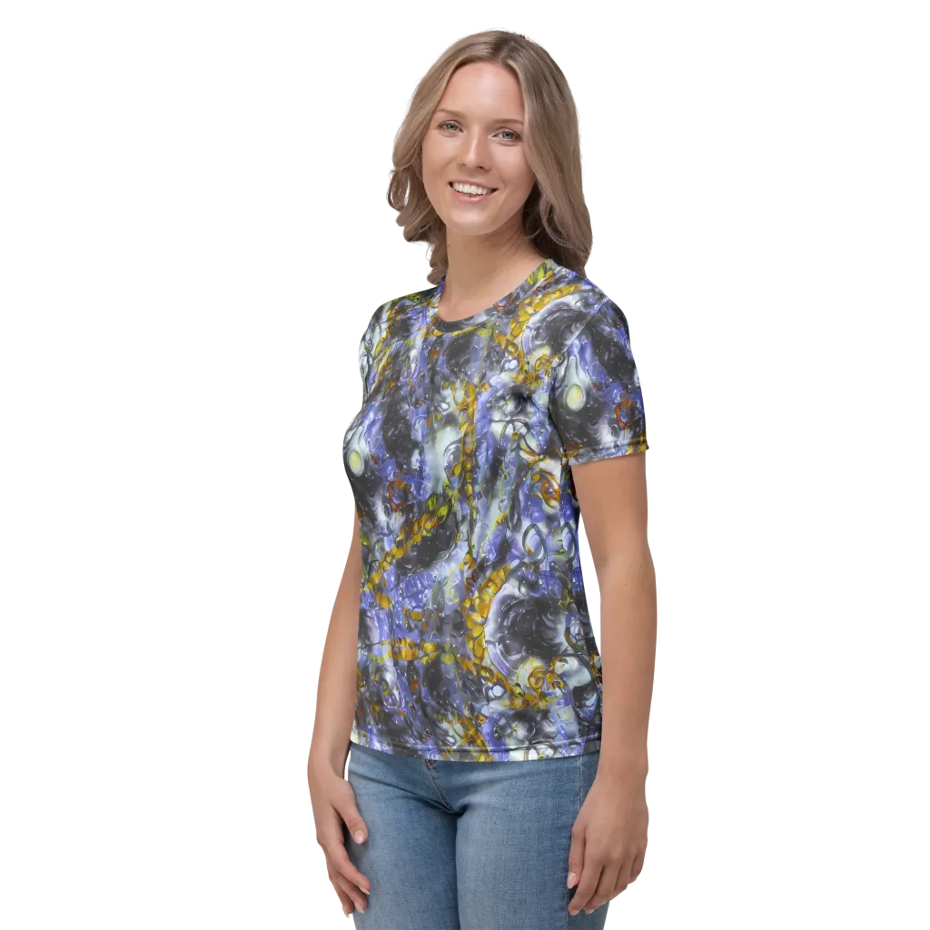 Auric Eclipse on Women's Crew Neck T-Shirt — Left