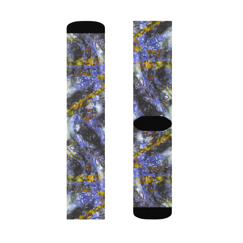 Auric Eclipse on Socks — Right Sock