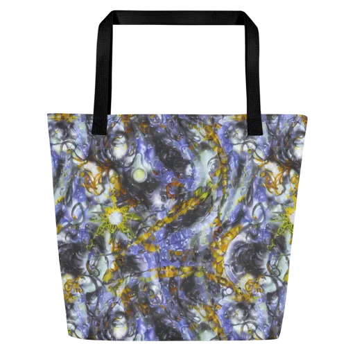 Auric Eclipse on a Large Tote Bag W/ Pocket
