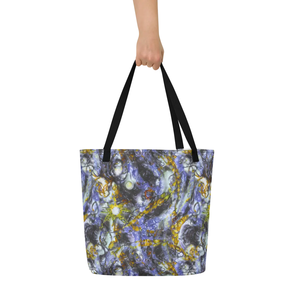 Auric Eclipse on Large Tote Bag W/ Pocket — Front