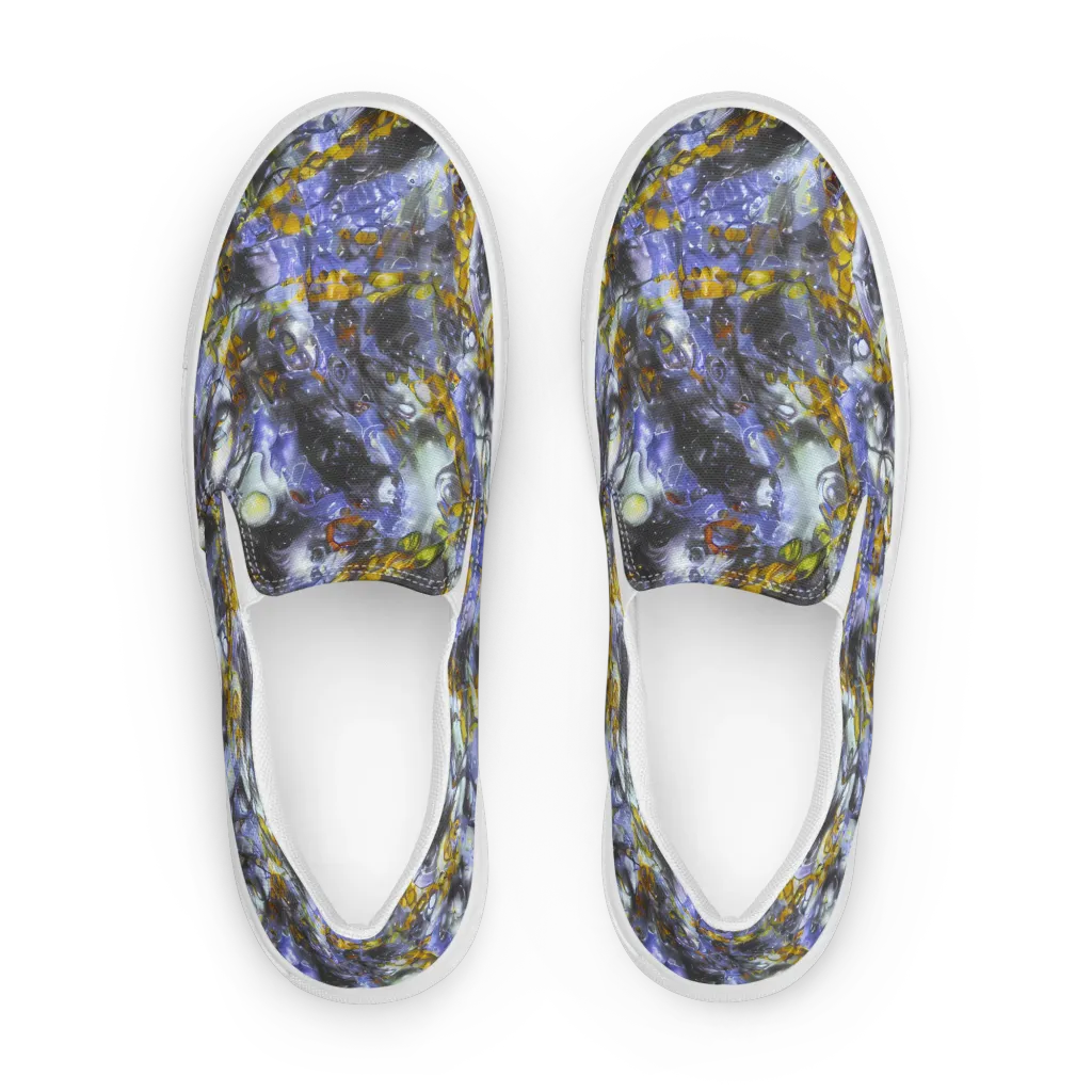 Auric Eclipse on Women's Slip-On Canvas Shoes — Front