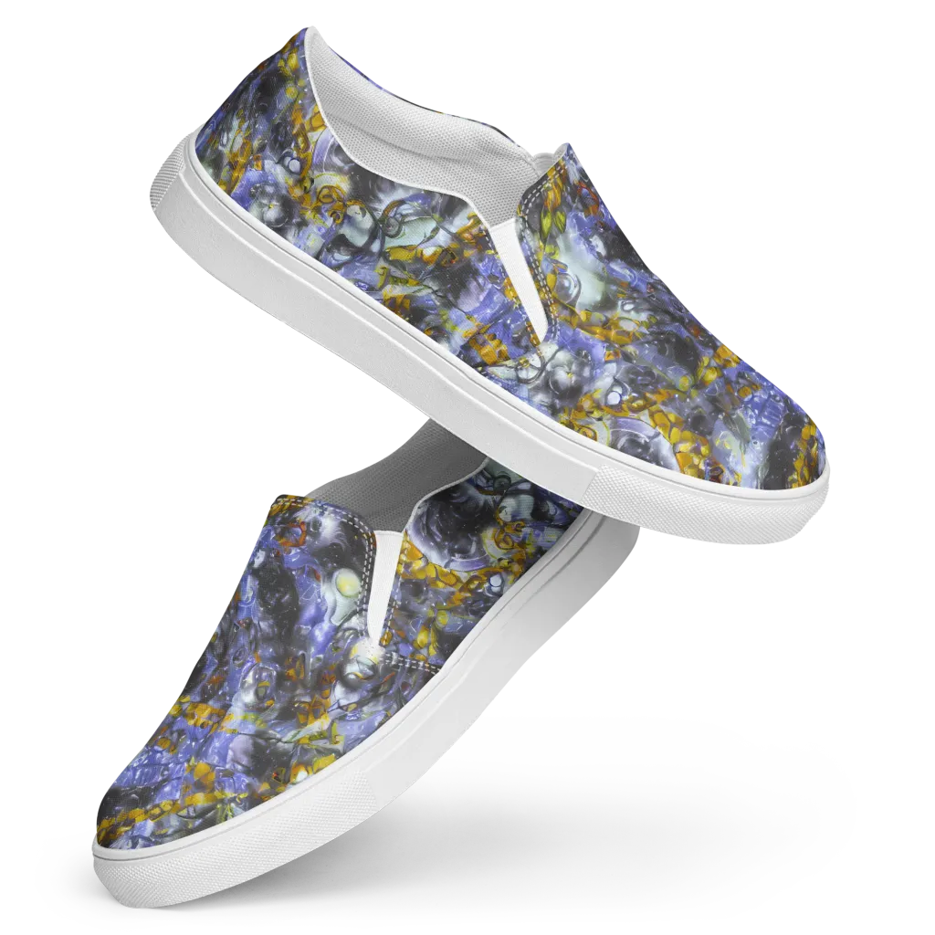 Auric Eclipse on Women's Slip-On Canvas Shoes — Front