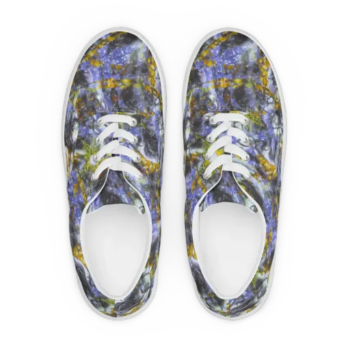 Auric Eclipse on a Men's Lace-Up Canvas Shoes