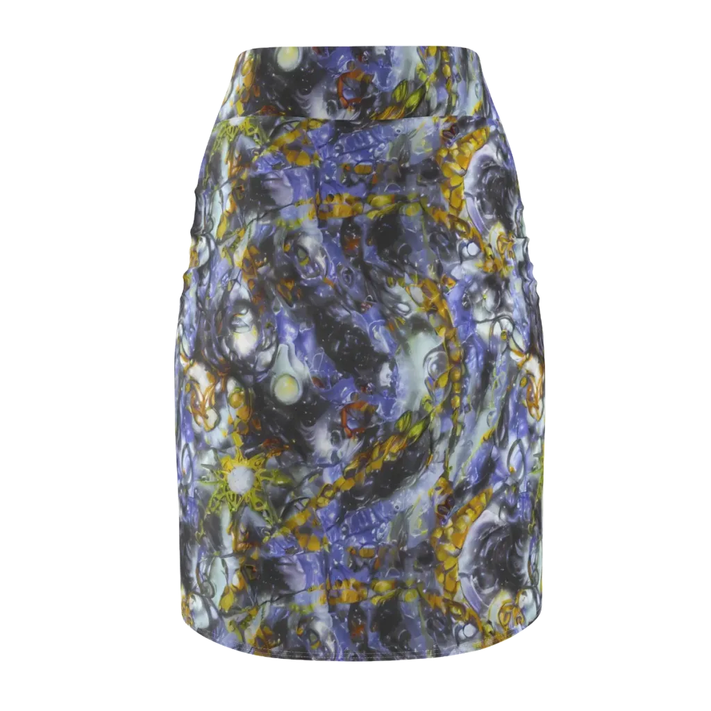 Auric Eclipse on Pencil Skirt — Back