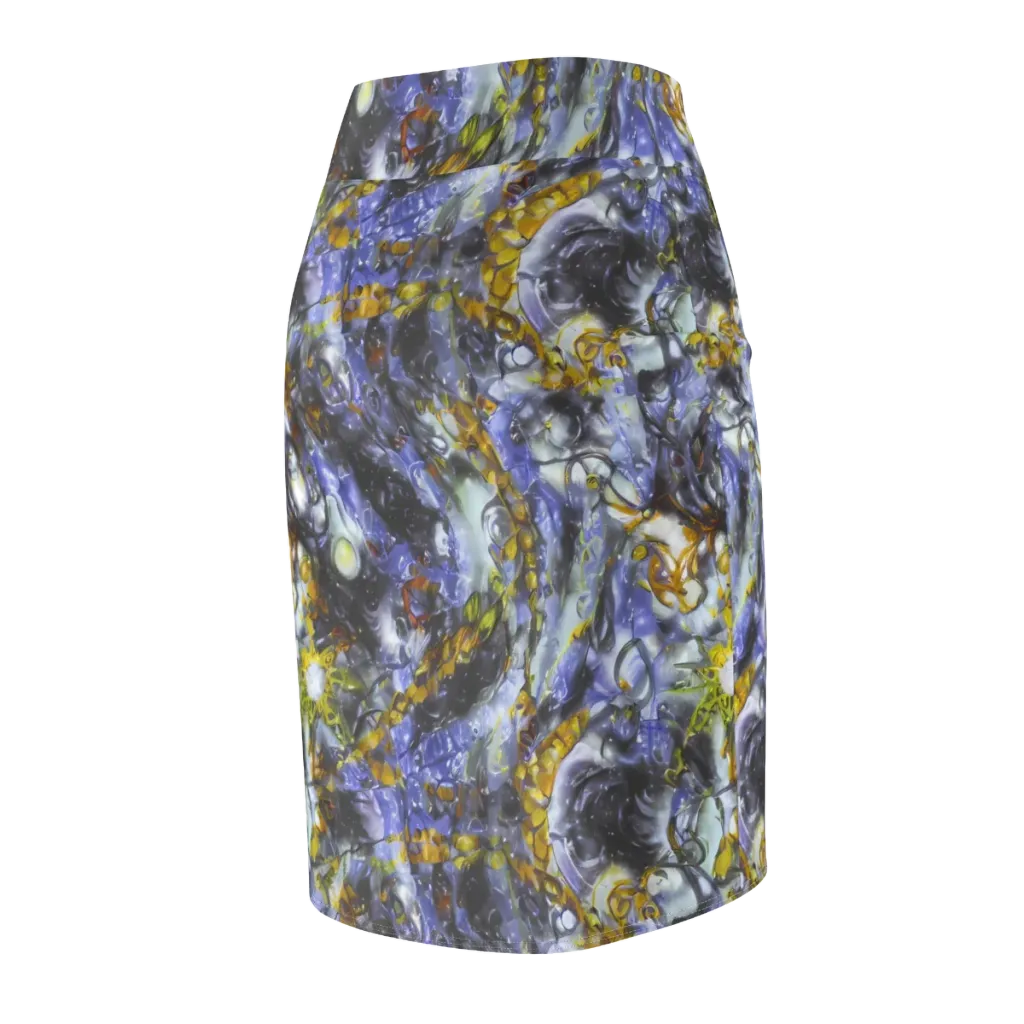 Auric Eclipse on Pencil Skirt — Back Side