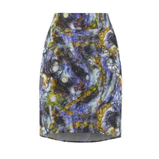 Auric Eclipse on a Pencil Skirt