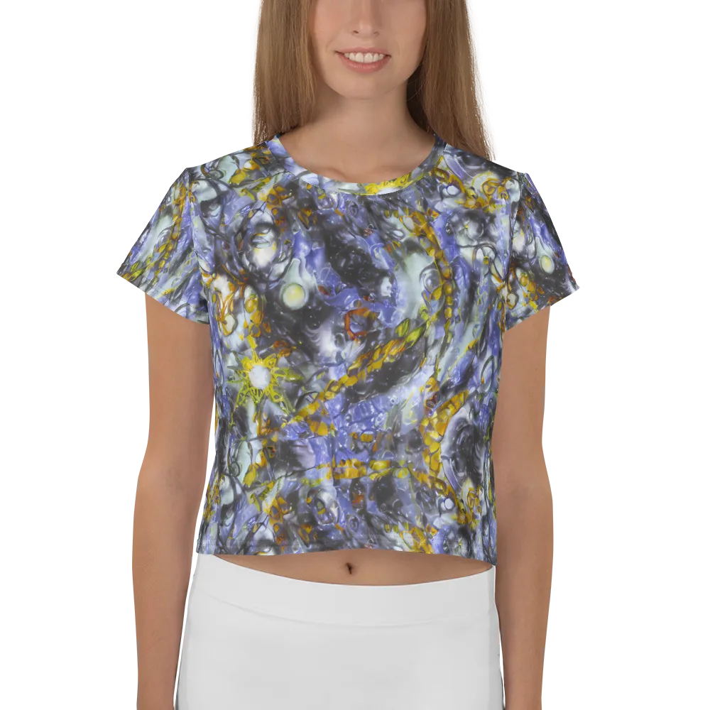 Auric Eclipse on Crop Tee — Front