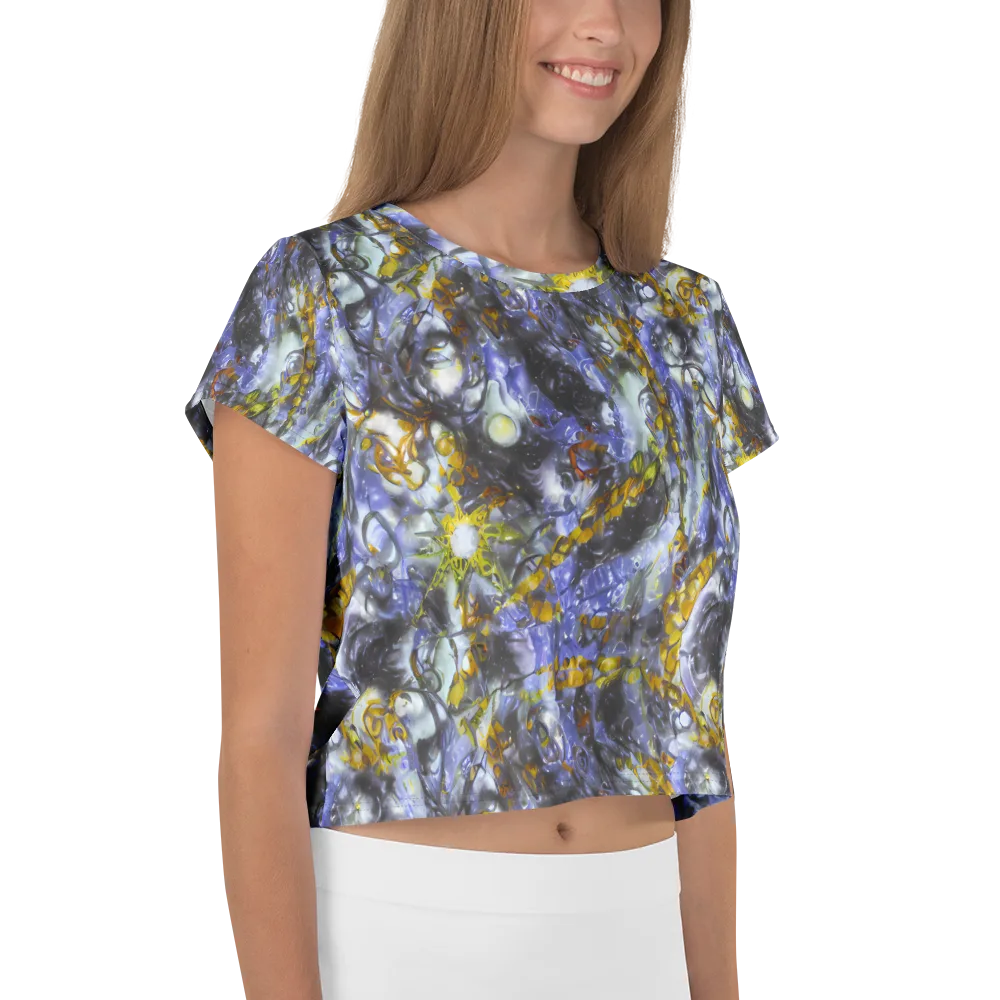 Auric Eclipse on Crop Tee — Right
