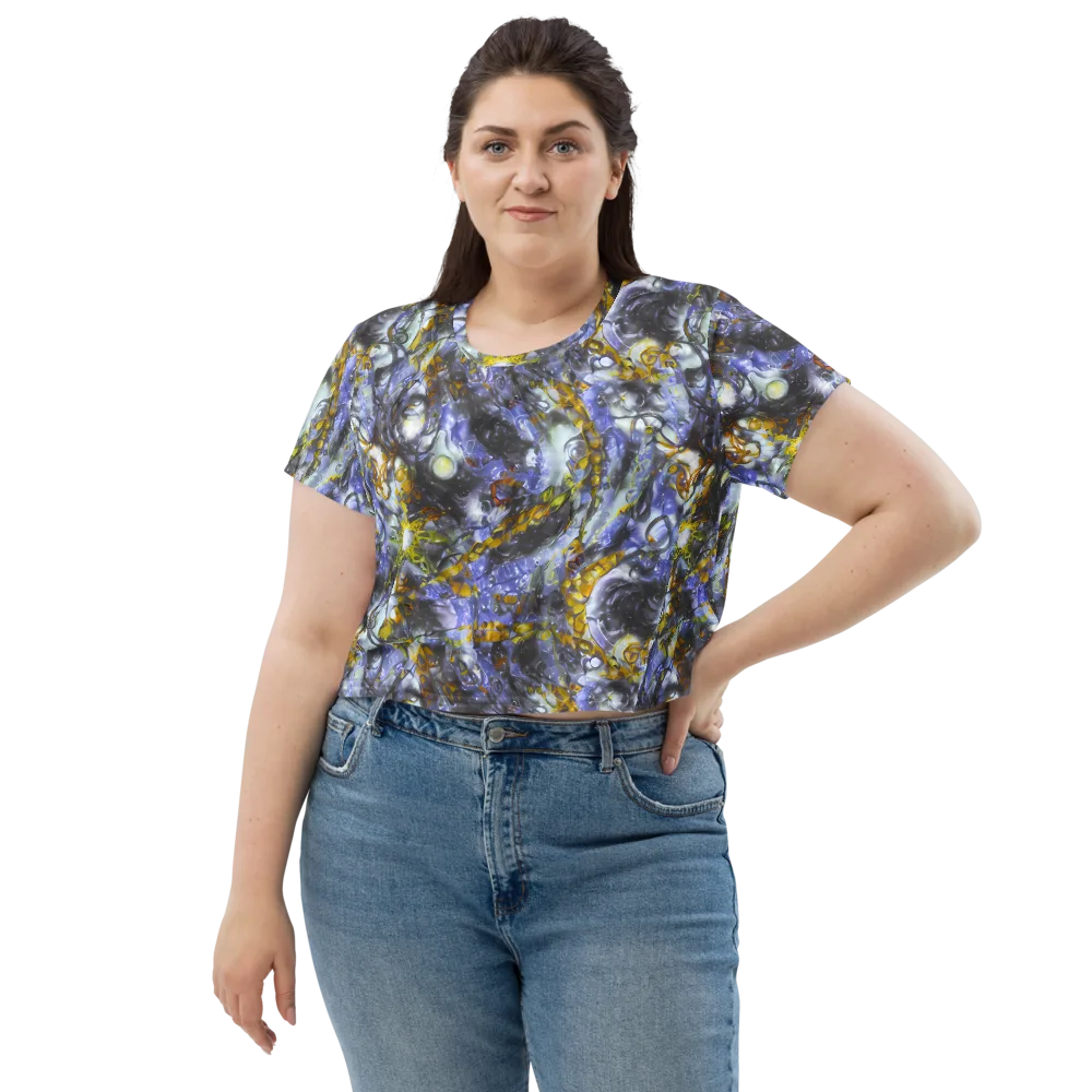 Auric Eclipse on Crop Tee — Front