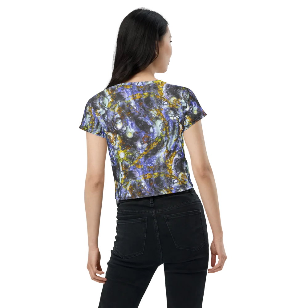 Auric Eclipse on Crop Tee — Back