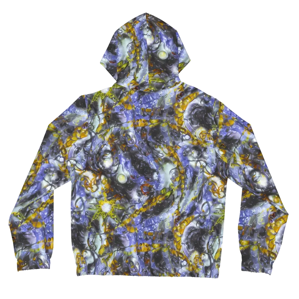 Auric Eclipse on Women's Full-Zip Hoodie — Back