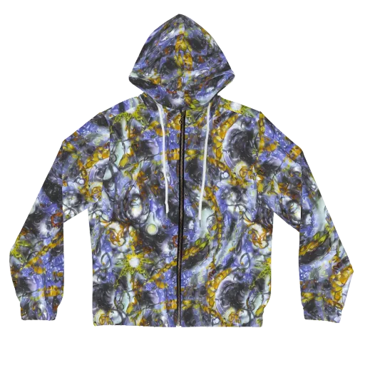 Auric Eclipse on a Women's Full-Zip Hoodie