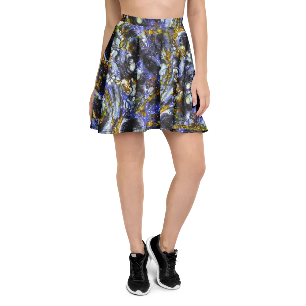 Auric Eclipse on Skater Skirt — Front