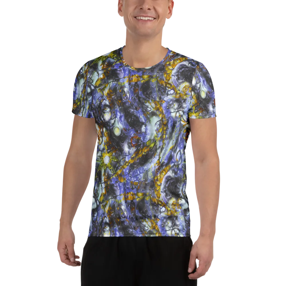 Auric Eclipse on Men's Athletic T-Shirt — Front