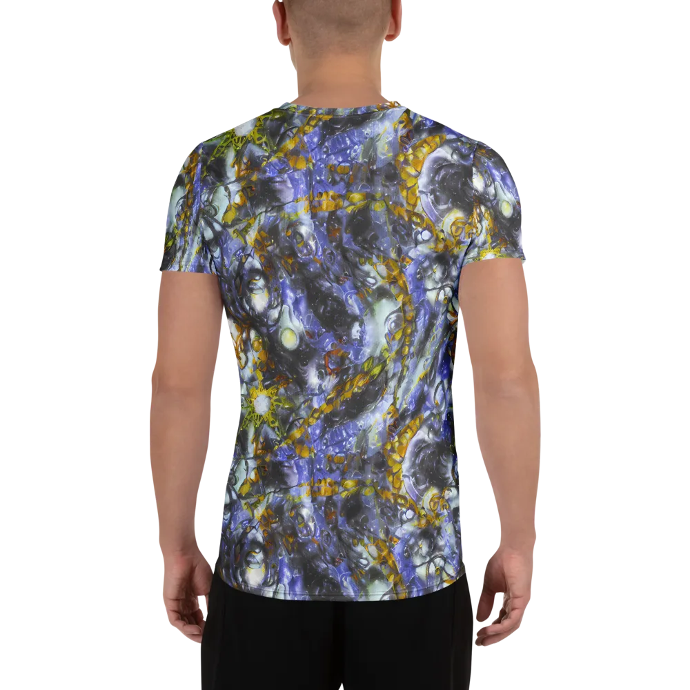 Auric Eclipse on Men's Athletic T-Shirt — Back