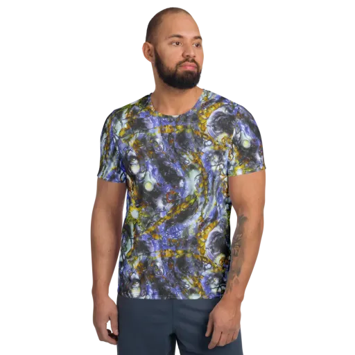 Auric Eclipse on a Men's Athletic T-Shirt