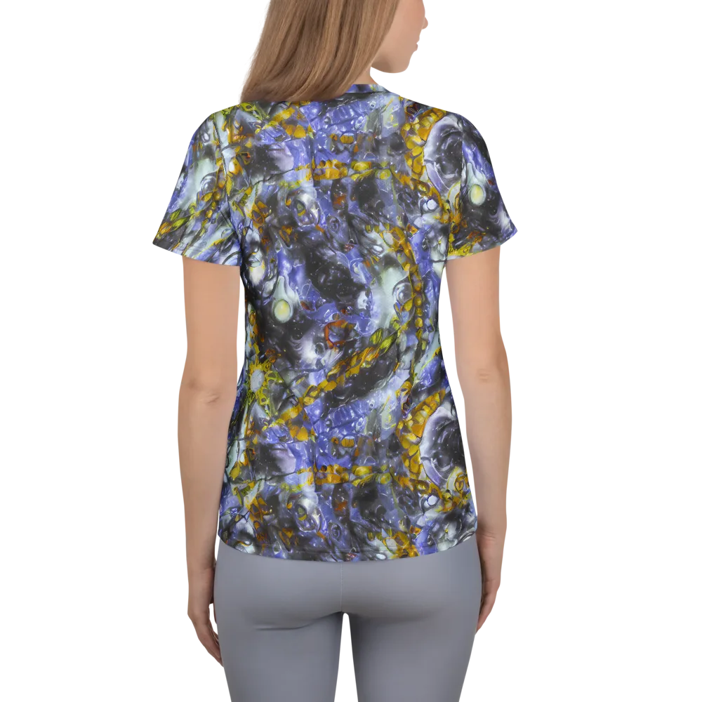 Auric Eclipse on Women's Athletic T-Shirt — Back