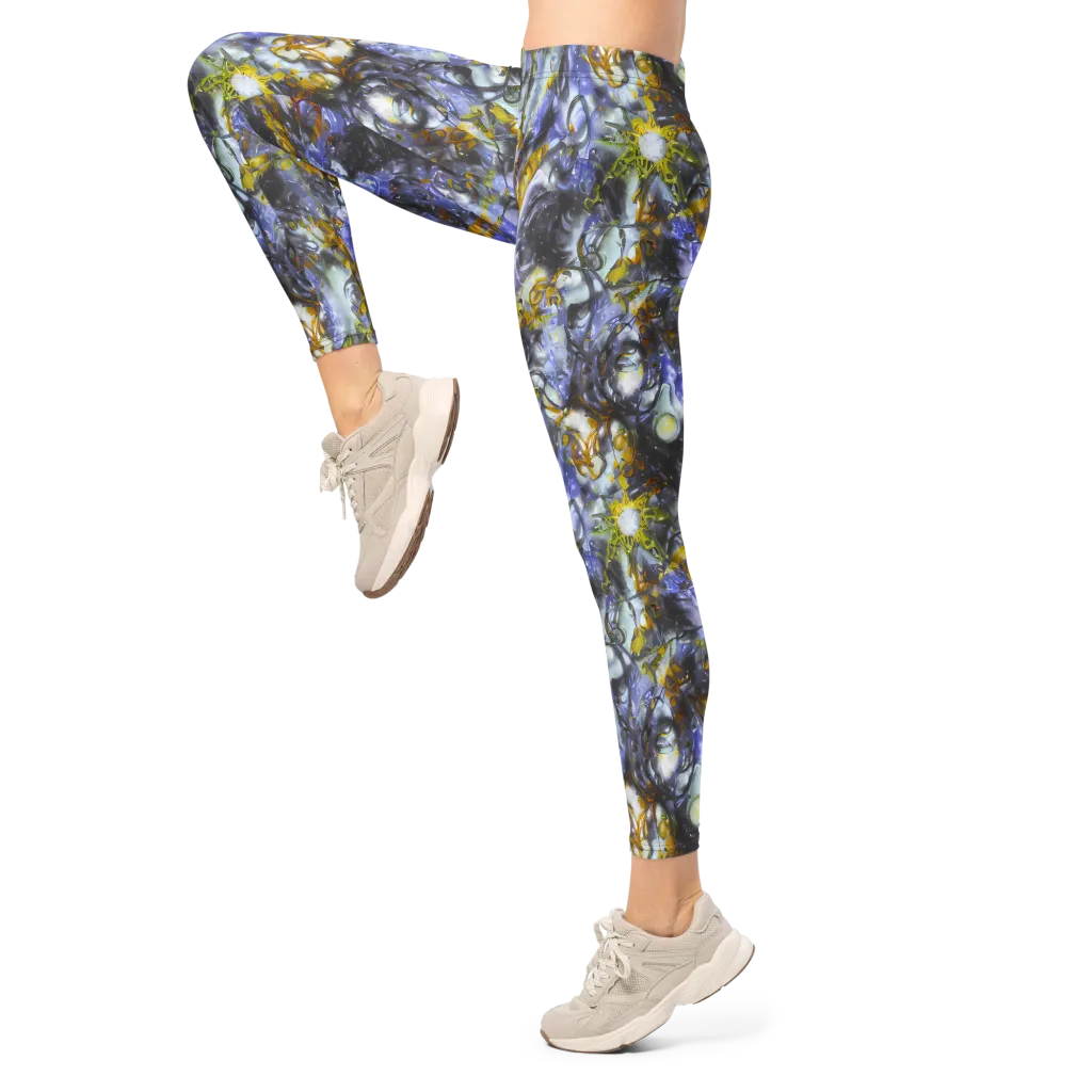 Auric Eclipse on Leggings — Left
