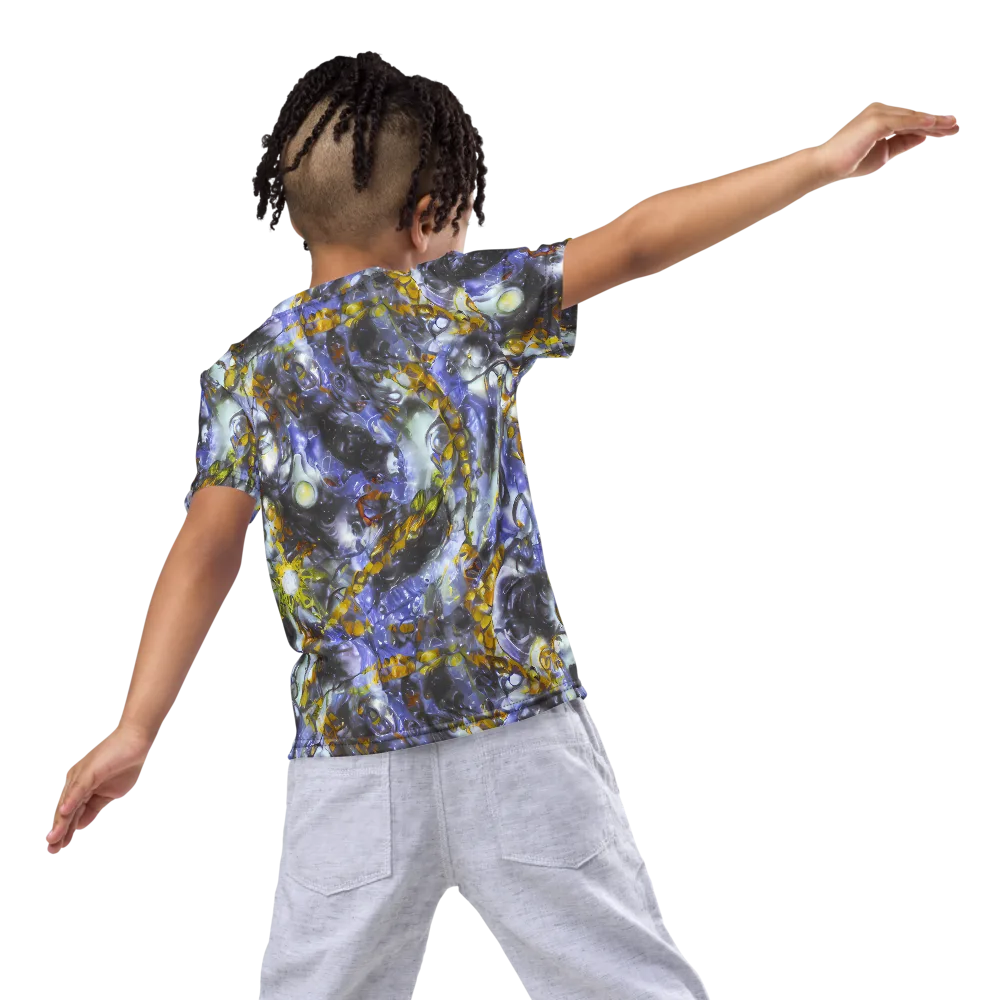 Auric Eclipse on Kids Crew Neck T-Shirt — Back
