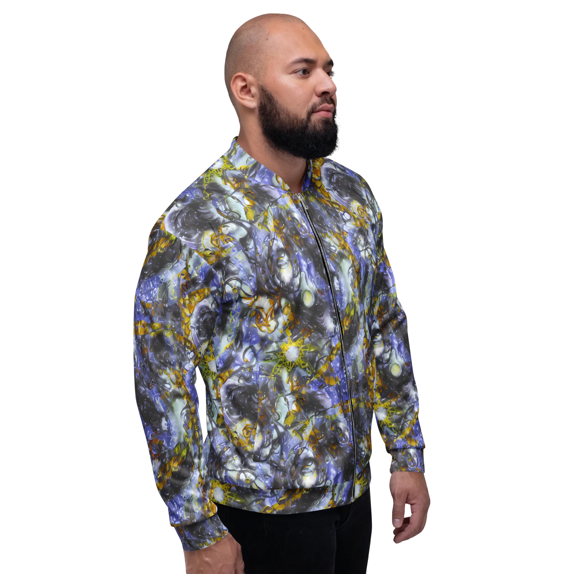 Auric Eclipse on Bomber Jacket — Right