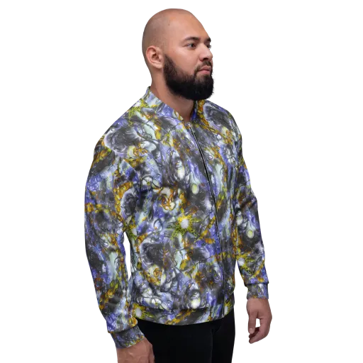 Auric Eclipse on a Bomber Jacket