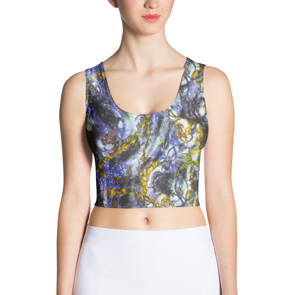 Auric Eclipse on Crop Top — Front