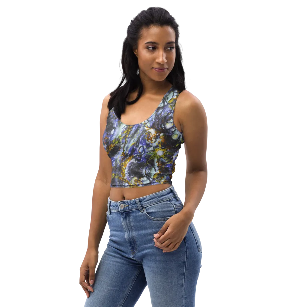 Auric Eclipse on Crop Top — Left Front