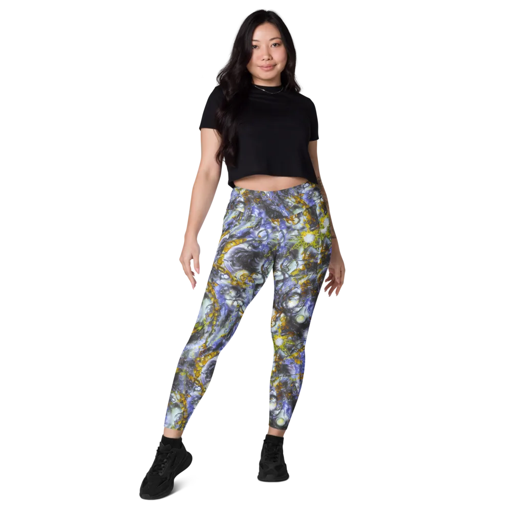 Auric Eclipse on Leggings with Pockets — Front