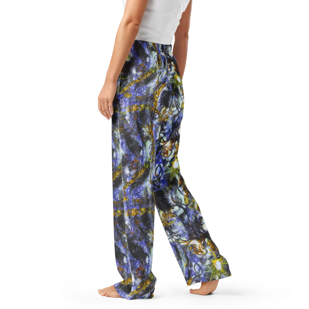 Auric Eclipse on Women's Pajama Pants — Left