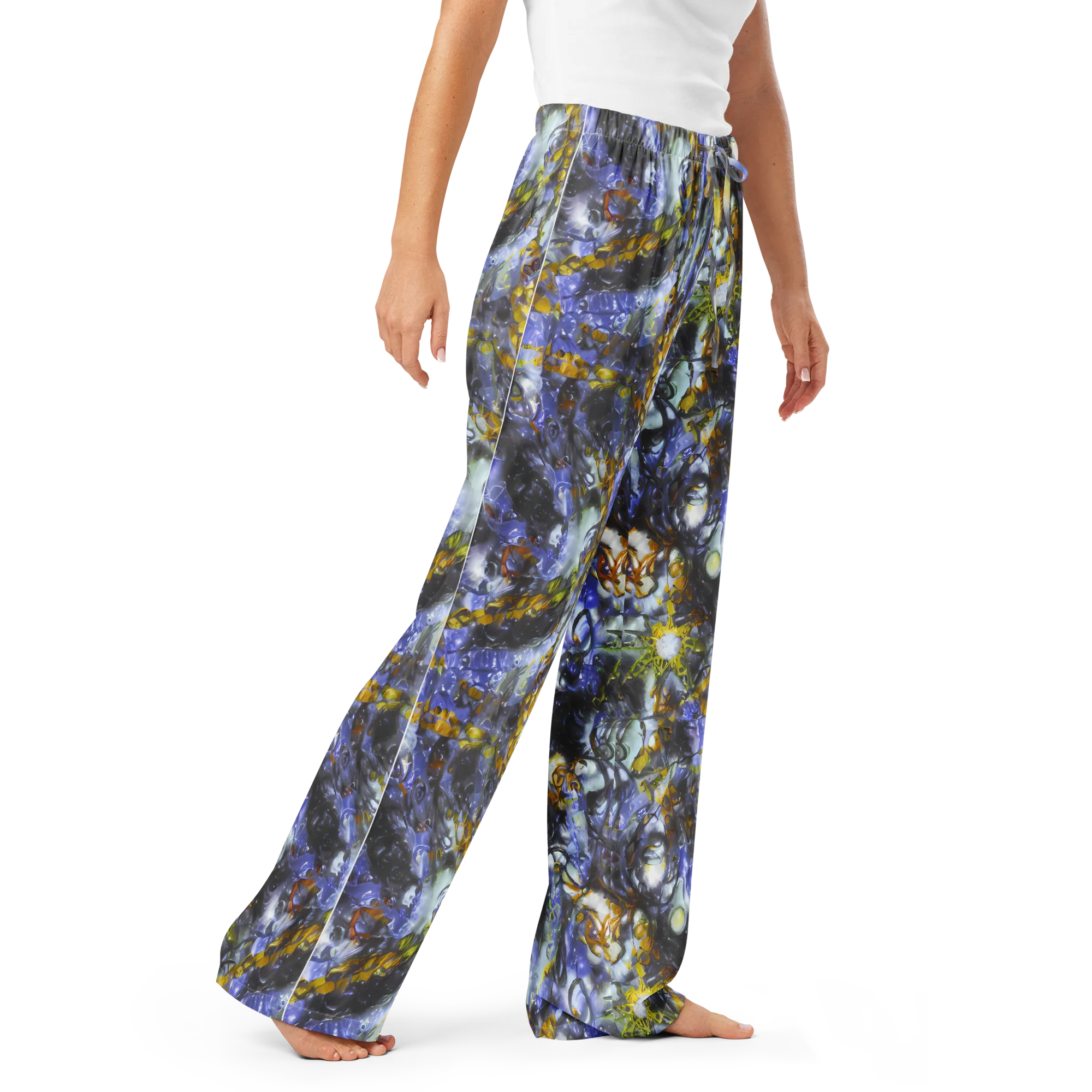 Auric Eclipse on Women's Pajama Pants — Right Front