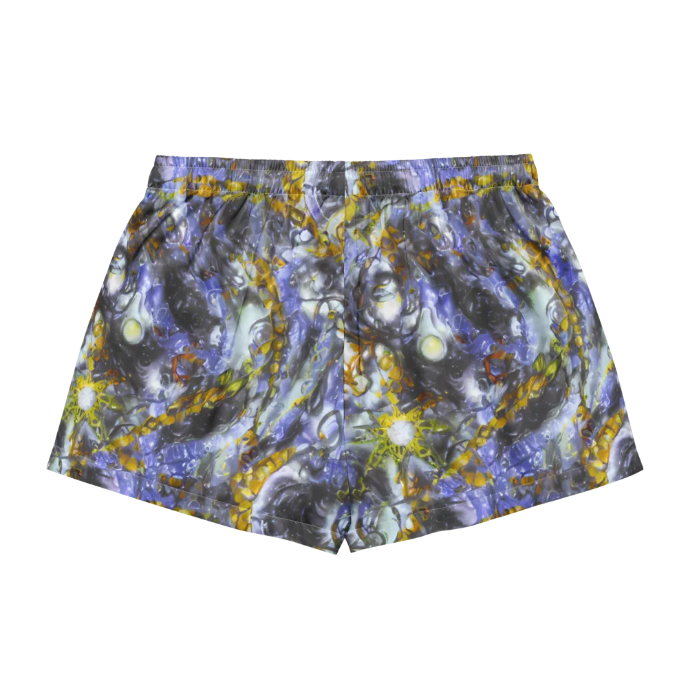Auric Eclipse on Women's Pajama Shorts — Back