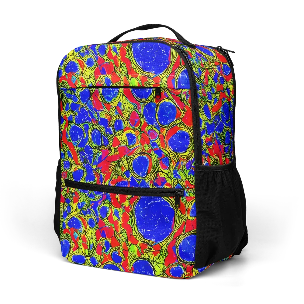 Electric Berry on Utility Backpack — Left Front
