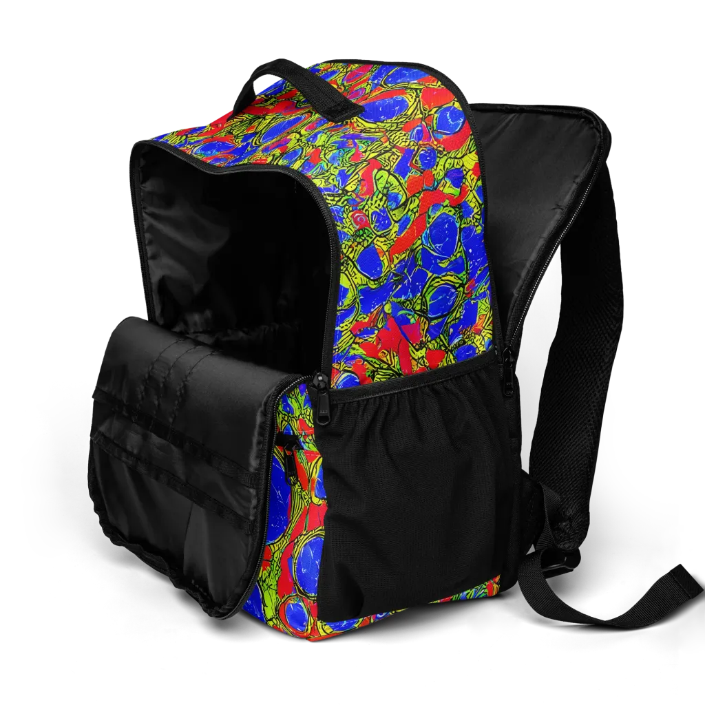 Electric Berry on Utility Backpack — Product details 2