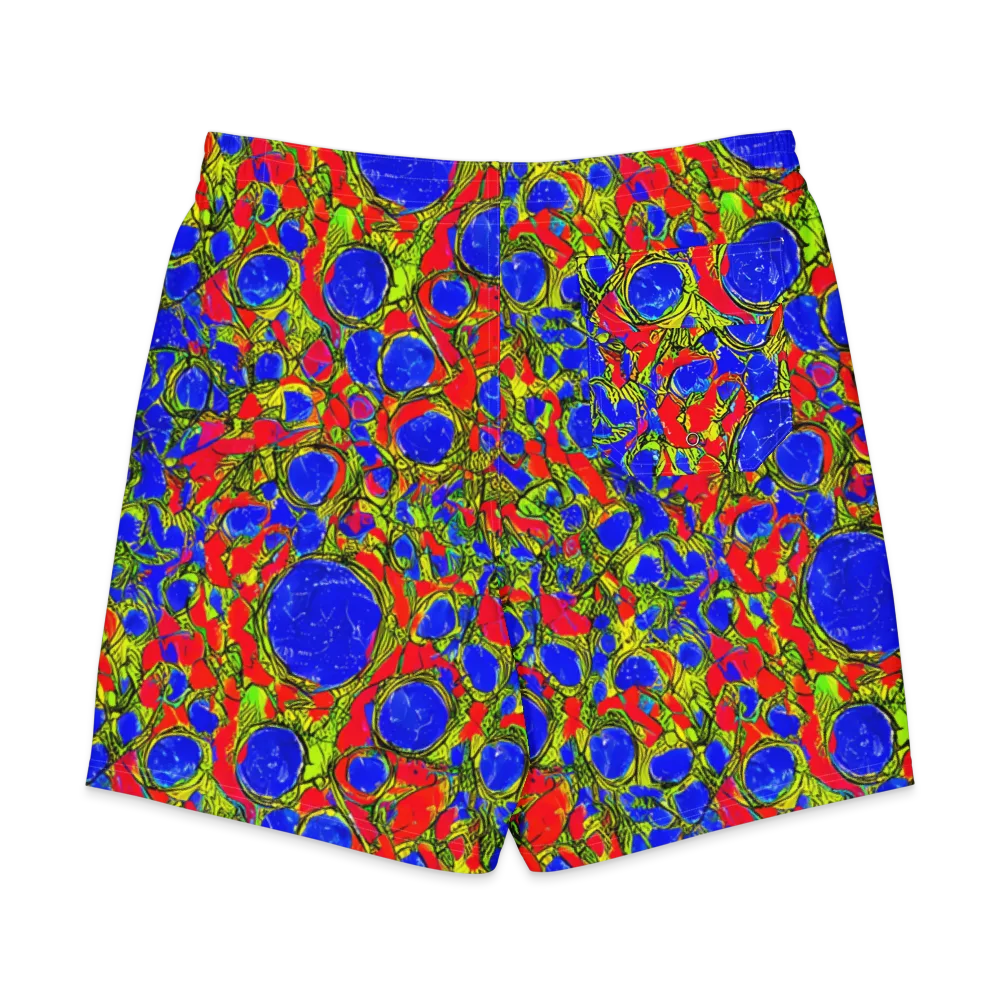 Electric Berry on Men's Board Shorts — Back