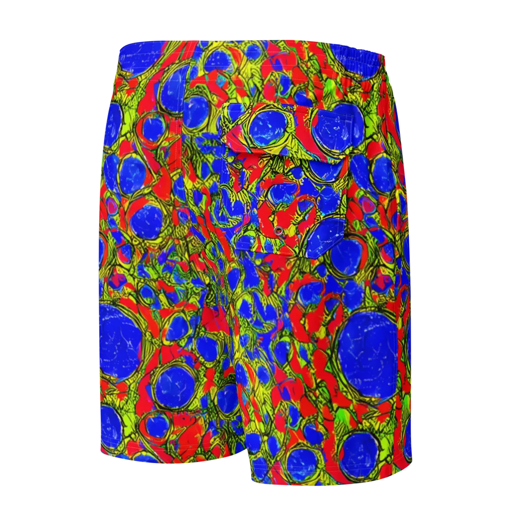Electric Berry on Men's Board Shorts — Back